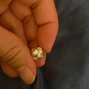 Pandora charm with mother of pearl hearts